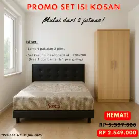 Promo set isi kosan / isi kamar, stok terbatas!