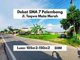 Termurah di Pinggir Jalan Taqwa Tanah Komersil Cocok Bangun Rumah: SHM