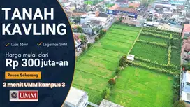 Tanah Kavling Siap Bangun 2 Menit Kampus UMM 3 Tlogomas Malang