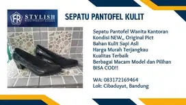 SEPATU Pantofel Wanita Bahan KULIT Harga Terjangkau Kualitas Terbaik