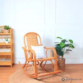 KURSI GOYANG SANTAI ROTAN ALAMI CANE | KURSI SANTAI | SWING CHAIR