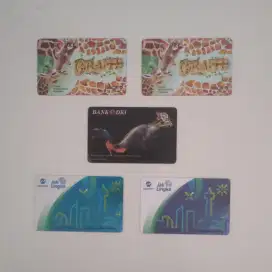 Kartu JakCard JakLingko Ragunan Monas Museum TMII Preloved