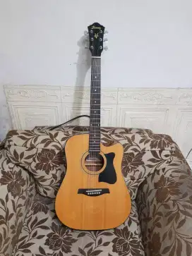 Gitar akustik elektrik ibanez v72ece-nt original