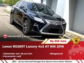 [ LOW KM ] Lexus RX200T RX 200T Luxury 4x2 AT Hitam 2016 2017