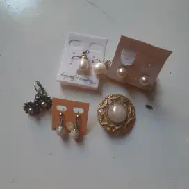 Anting mutiara murah borongan