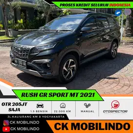 (Km22rb) Rush GR Sport Manual 2021 Plat AD ISTIMEWA Kredit Murah