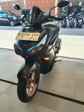 [Like New‼️] Yamaha Aerox S 155 tahun 2022 Akhir warna Hitam Doff Baru