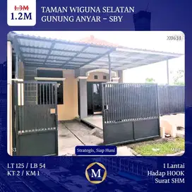 Rumah Taman Wiguna Selatan Gunung Anyar Surabaya Timur dkt Pandugo