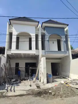 2 Unit Rumah 2 Lantai Progress Finishing di Perum Nirwana Eksekutif