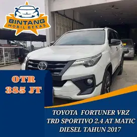 TOYOTA NEW FORTUNER VRZ TRD SPORTIVO  2.4 AT AUTOMATIC 2400 CC DIESEL