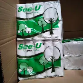 Tisu seeu roll 1karton isi 10 pack atau 100 roll