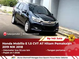 [ PAJAK PANJANG ] Honda Mobilio E 1.5 CVT AT Hitam 2018/2019