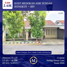 Rumah Kost Medokan Asri Tengah Rungkut dkt Gununganyar UPN MERR Juanda