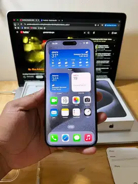 iPhone 15 Pro Max 256GB Beacukai Setara iBox Fullset Original
