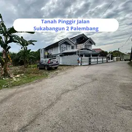 Tanah strategis sukabangun 2 samping kampus STIHPADA Palembang