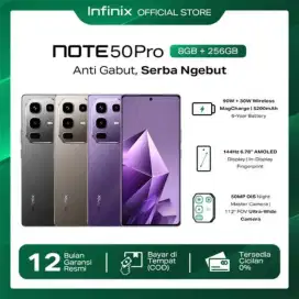 Infinix Note 50 Pro 8/256GB CASH/KREDIT Promo Bunga Mulai 0% dan DP 0