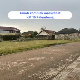 Tanah murah bagus Lokasi maskrebet KM 10 Palembang