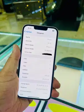 iPhone 13 256GB Pink Ex iBox Resmi Fullset  Lengkap , BH 80%