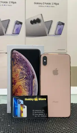 Iphone Xsmax/256gb Gold ex inter dual sim on bh 95% sudah gantian