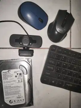 HARDISK INT500GB, WEBCAM, KEYBOARD+MOUSE2