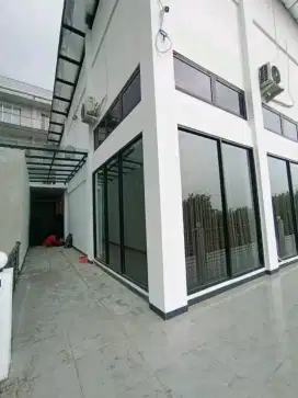 kaca mati + kusen Aluminium