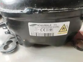 Mesin kompresor kulkas samsung 2 pintu copotan ori segel
