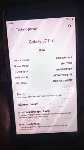 Jual HP samsung galaxy j7 pro