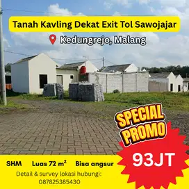 Tanah Kavling Kedungrejo, Pakis, Malang, Cocok Untuk Hunian Keluarga