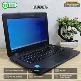 Laptop Sekolah Lenovo N22 Laptop Notebook Murah RAM 4GB SSD 128GB