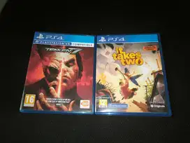 KASET PS4 (TEKKEN 7 & It Takes Two )