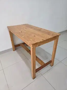 Meja Kayu Jati Belanda ex Warung Makan
