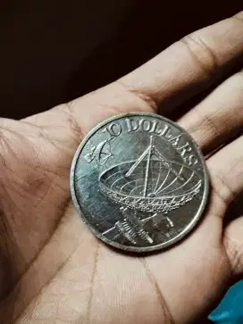 Koin perak 10 dollar 1978
