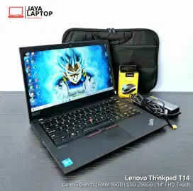 Lenovo Thinkpad T14 Core i5 G11 RAM 16GB SSD 256GB Laptop Second Bekas