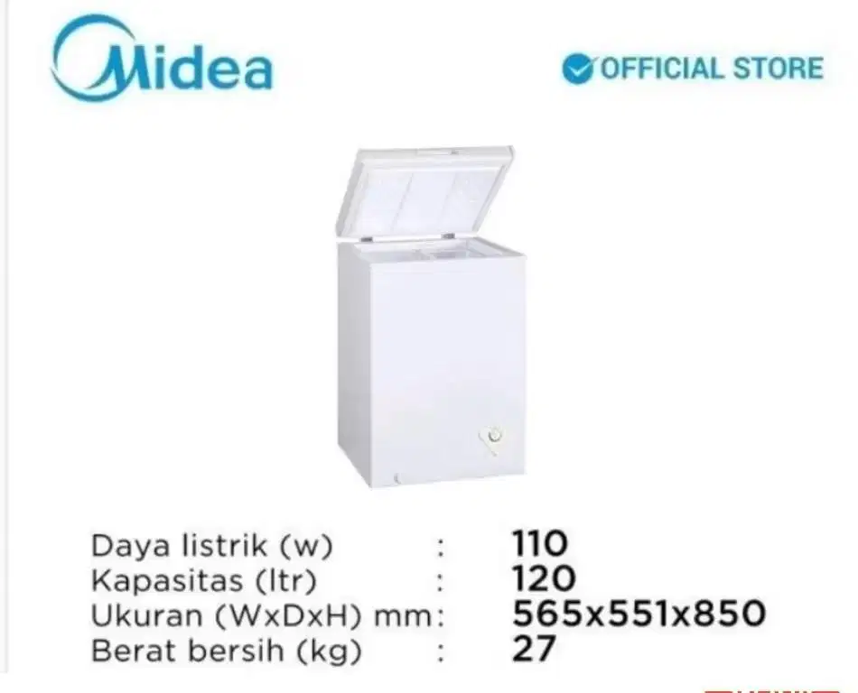 CHEST FREEZER MIDEA