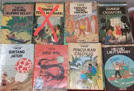 Komik Tintin vintage