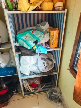 Lemari Rak Buku Kayu