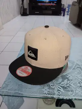 Topi Surf Surfing Snapback Hat Hats Cap Caps New Era X Quiksilver