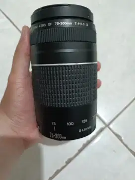 CANON 75-300MM III BAGUS