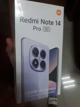Redmi note 14 pro 5G 12/512 hitam segel