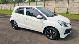 Honda Brio 1.2 E AT 2015 Putih Mulus Bebas LAKA BANJIR  tdp 14jutaan
