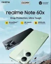 REALME NOTE 60X (4/64) NEW GARANSI RESMI NASIONAL