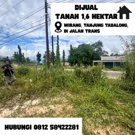TANAH DIJUAL 1,6 HA, WIRANG KAB. TABALONG