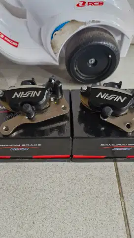 Kaliper Nissin Samurai 2P Depan Belakang, Yamaha All New Nmax & Aerox