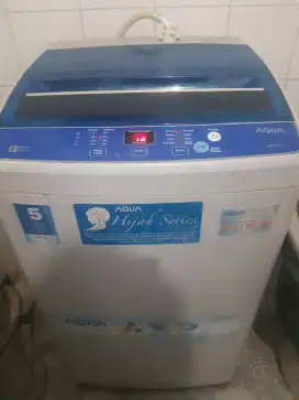 Mesin Cuci 1 Tabung merk Aqua Otomatis okee normal