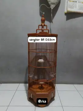 sangkar branjangan segi8 jati plistur