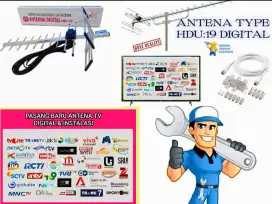 Perlengkapan Toko Pasang Sinyal Antena UHF Digital