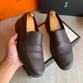 Bally loafers slip on work shoes sepatu 41