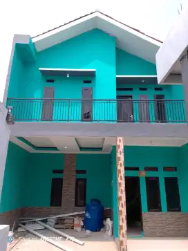 Rumah ready dan indent 1 dan 2 lantai lokasi strategis ke jalan raya