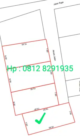 Dijual Tanah kavling - Ulujami Jakarta Selatan