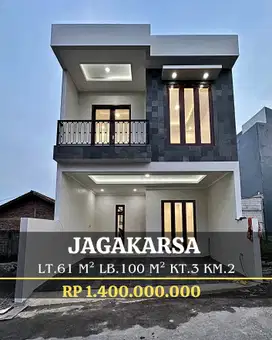 DI JUAL RUMAH BARU DI JAGAKARSA JAKARTA SELATAN